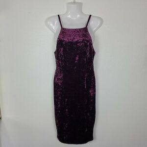 Forever 21 velvet bodycon dress size S